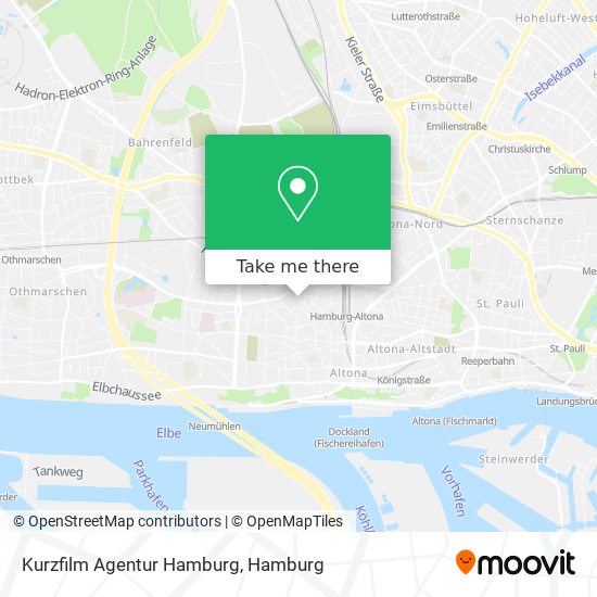 Карта Kurzfilm Agentur Hamburg