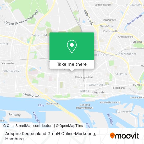 Карта Adspire Deutschland GmbH Online-Marketing