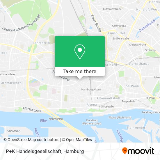 P+K Handelsgesellschaft map