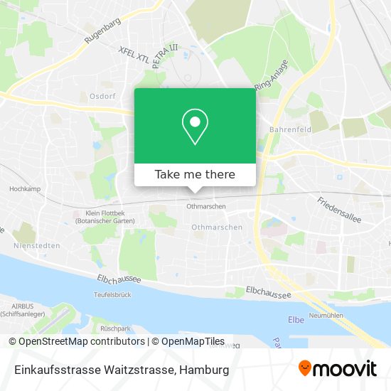 Einkaufsstrasse Waitzstrasse map