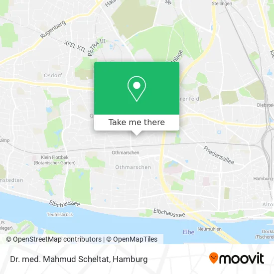 Карта Dr. med. Mahmud Scheltat
