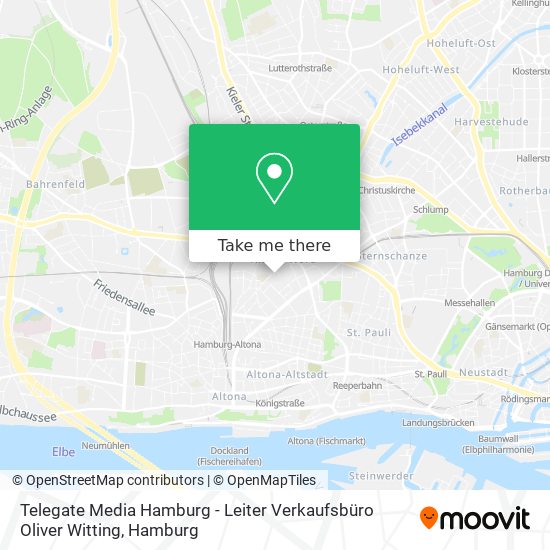 Telegate Media Hamburg - Leiter Verkaufsbüro Oliver Witting map