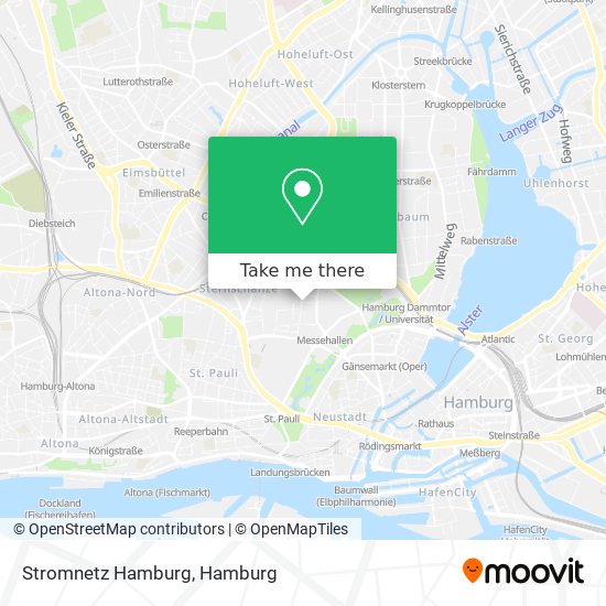 Карта Stromnetz Hamburg