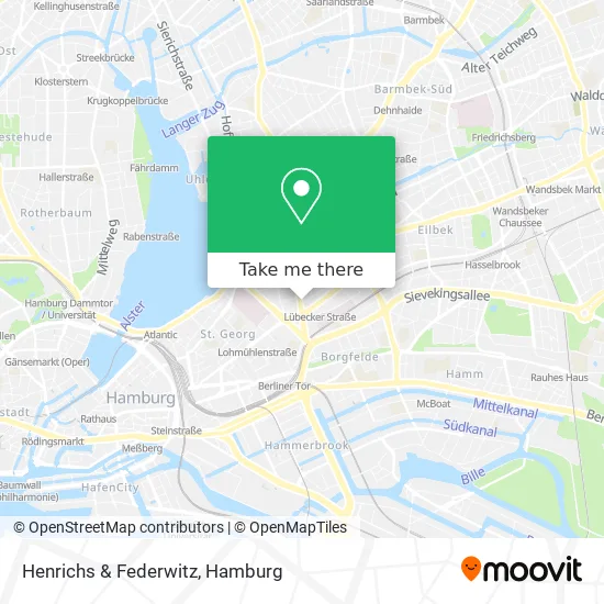 Карта Henrichs & Federwitz