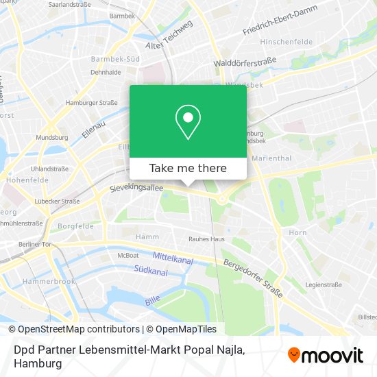 Карта Dpd Partner Lebensmittel-Markt Popal Najla