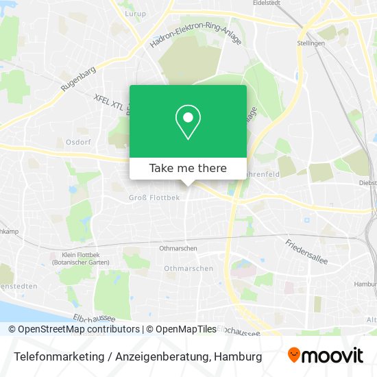 Карта Telefonmarketing / Anzeigenberatung