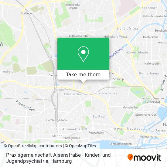 Praxisgemeinschaft Alsenstraße - Kinder- und Jugendpsychiatrie map