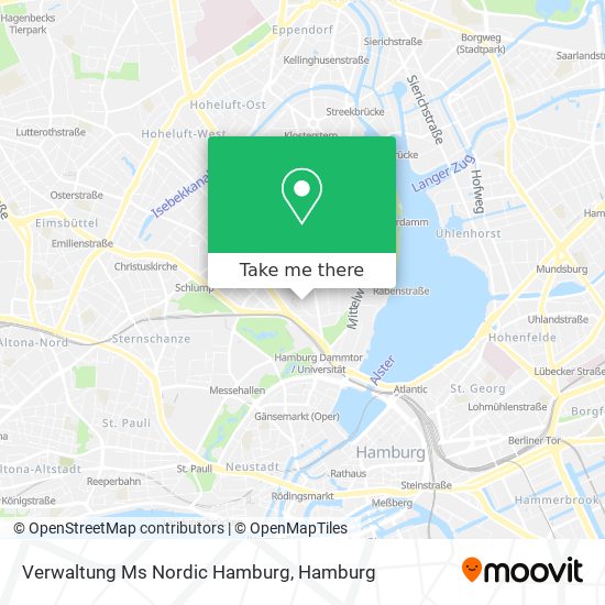Карта Verwaltung Ms Nordic Hamburg
