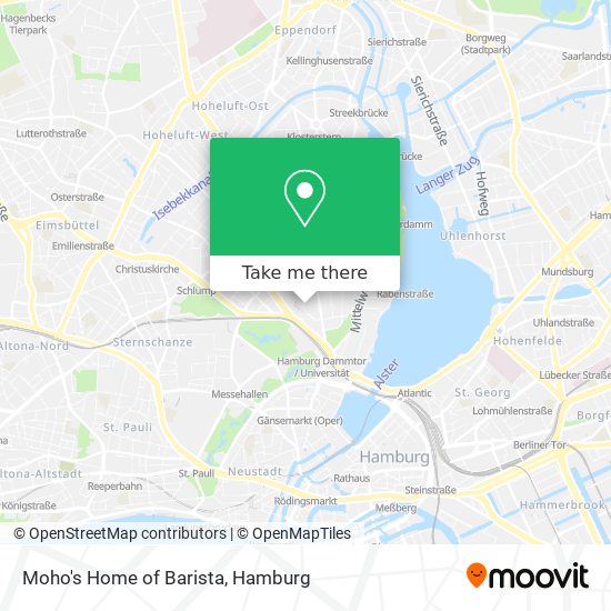 Moho's Home of Barista map