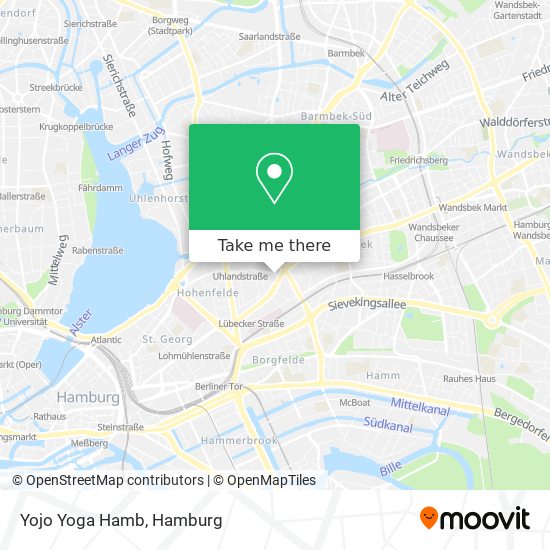 Yojo Yoga Hamb map