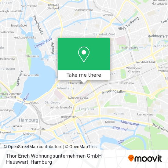 Thor Erich Wohnungsunternehmen GmbH - Hauswart map