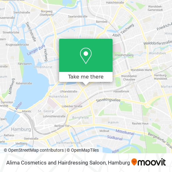 Alima Cosmetics and Hairdressing Saloon map