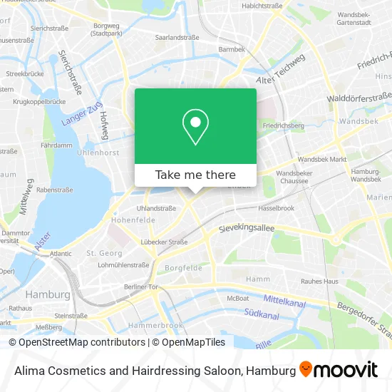 Карта Alima Cosmetics and Hairdressing Saloon