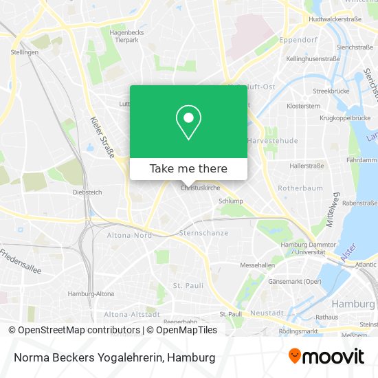 Norma Beckers Yogalehrerin map