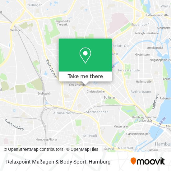 Карта Relaxpoint Maßagen & Body Sport