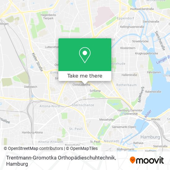 Trentmann-Gromotka Orthopädieschuhtechnik map