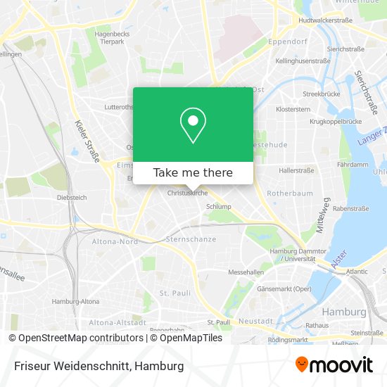 Friseur Weidenschnitt map