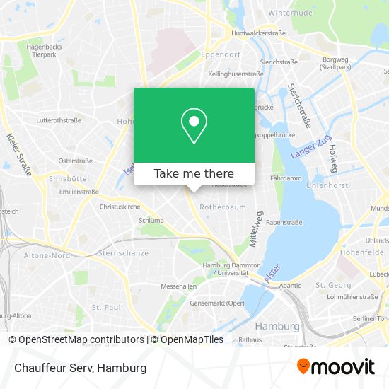 Chauffeur Serv map