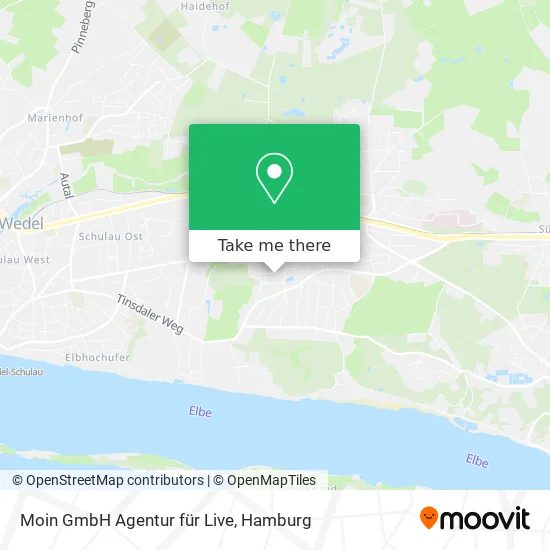 Карта Moin GmbH Agentur für Live