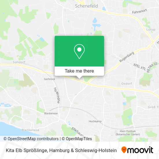 Карта Kita Elb Sprößlinge