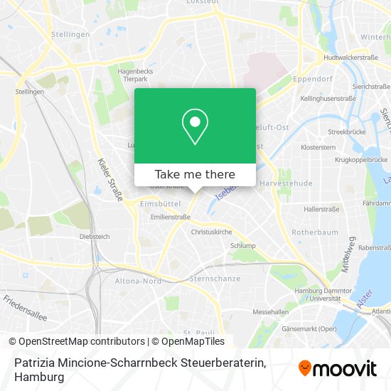 Patrizia Mincione-Scharrnbeck Steuerberaterin map