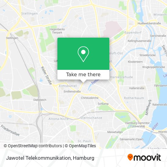 Jawotel Telekommunikation map