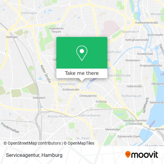 Serviceagentur map