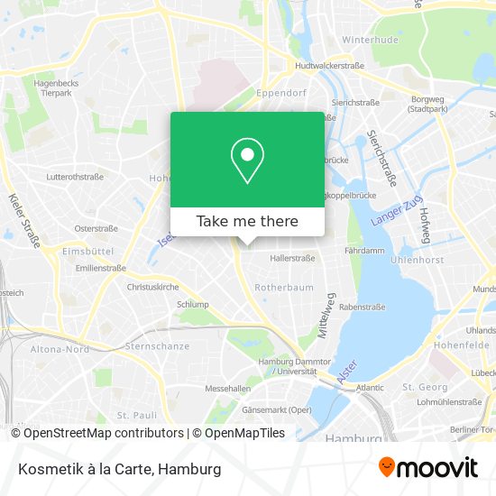 Kosmetik à la Carte map