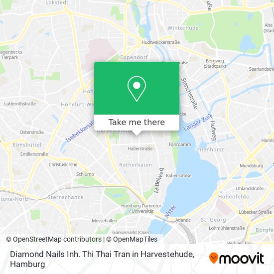 Diamond Nails Inh. Thi Thai Tran in Harvestehude map