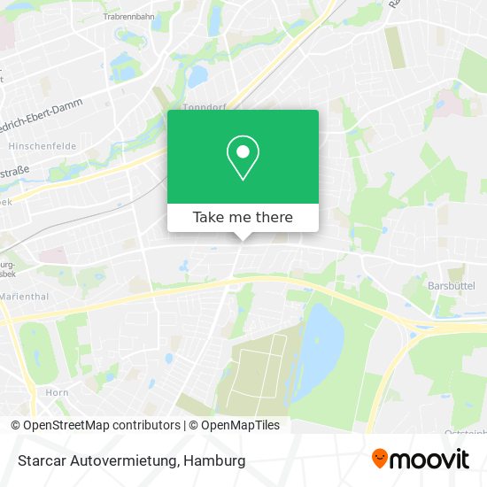 Starcar Autovermietung map