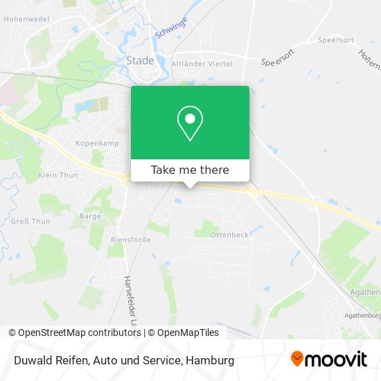 Duwald Reifen, Auto und Service map