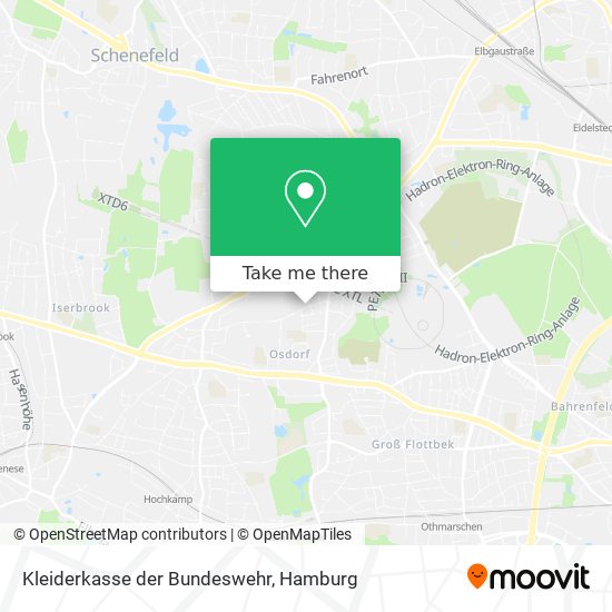 Kleiderkasse der Bundeswehr map
