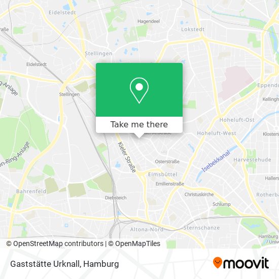 Gaststätte Urknall map
