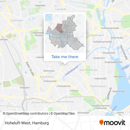 Hoheluft-West map