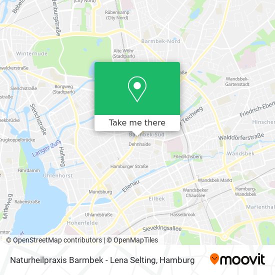 Naturheilpraxis Barmbek - Lena Selting map