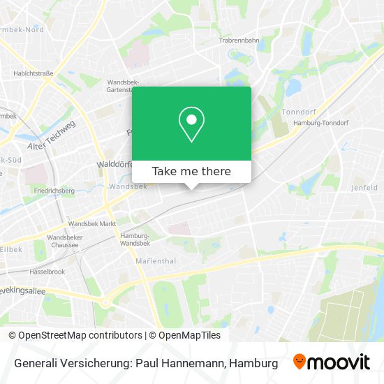 Generali Versicherung: Paul Hannemann map