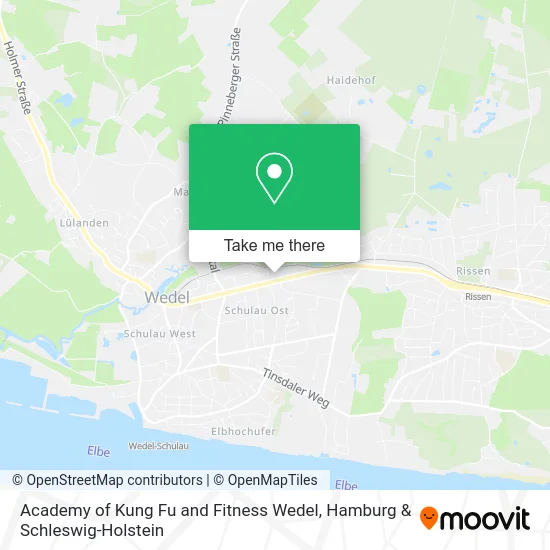 Карта Academy of Kung Fu and Fitness Wedel