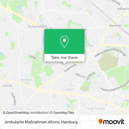 Ambulante Maßnahmen Altona map