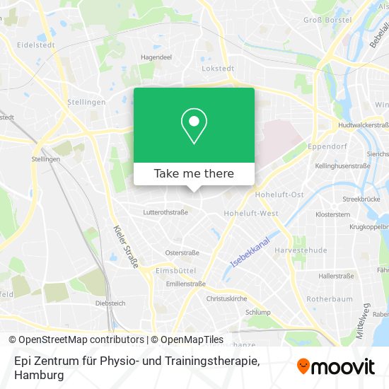 Epi Zentrum für Physio- und Trainingstherapie map