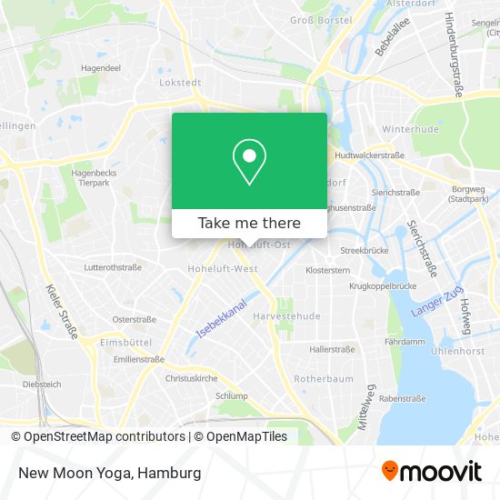 New Moon Yoga map