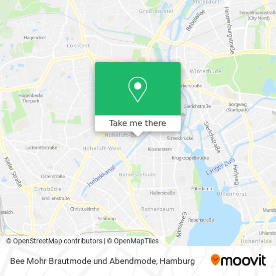Карта Bee Mohr Brautmode und Abendmode