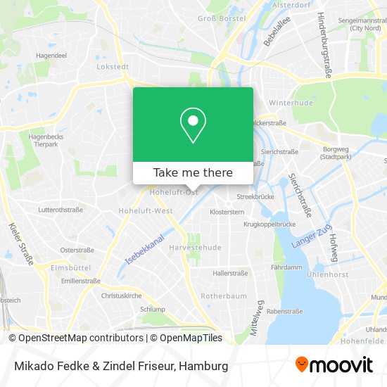 Mikado Fedke & Zindel Friseur map