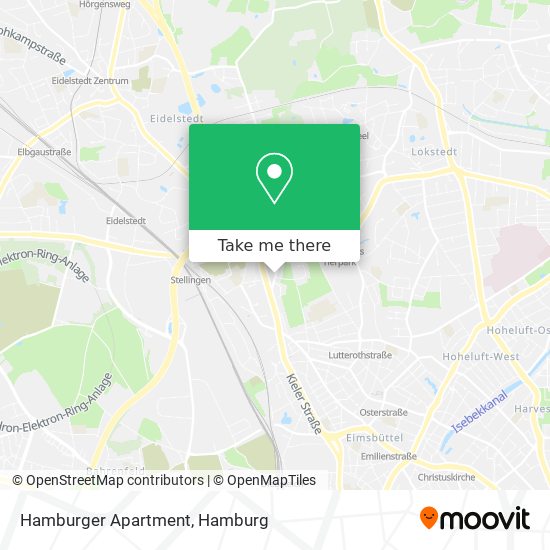 Hamburger Apartment map