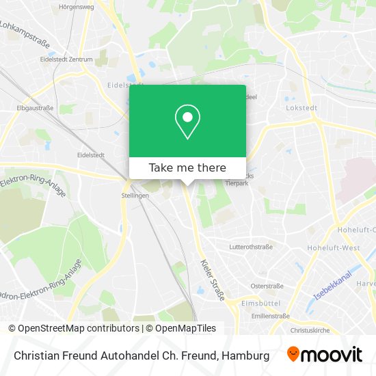 Christian Freund Autohandel Ch. Freund map