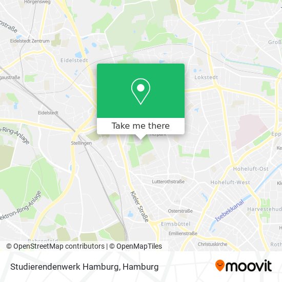 Studierendenwerk Hamburg map