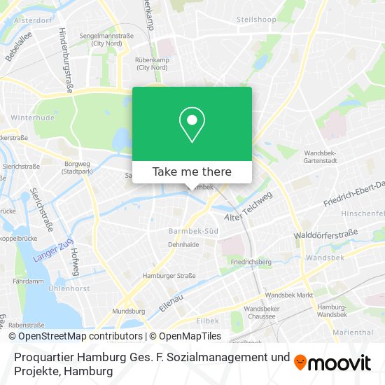 Proquartier Hamburg Ges. F. Sozialmanagement und Projekte map