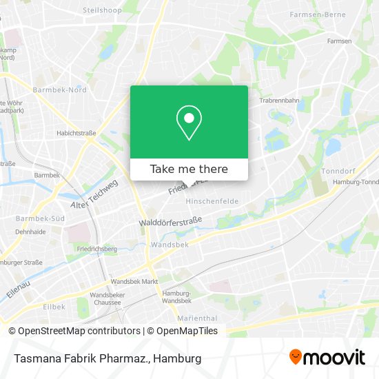 Tasmana Fabrik Pharmaz. map