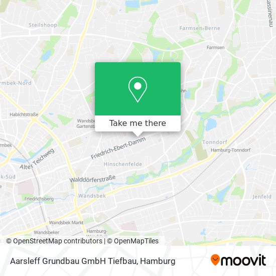 Aarsleff Grundbau GmbH Tiefbau map