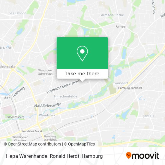 Hepa Warenhandel Ronald Herdt map