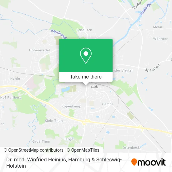 Карта Dr. med. Winfried Heinius